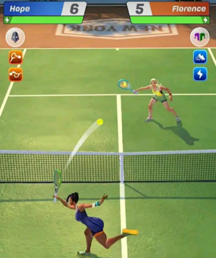 1. Tennis clash: Multiplayer game :-