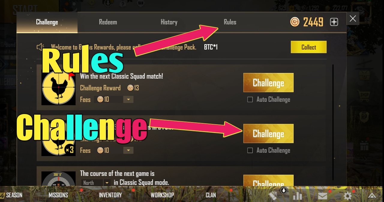 Free bonus challenge voucher