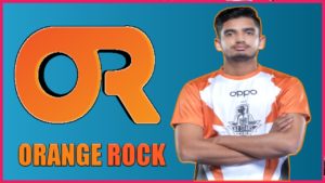 orange rock