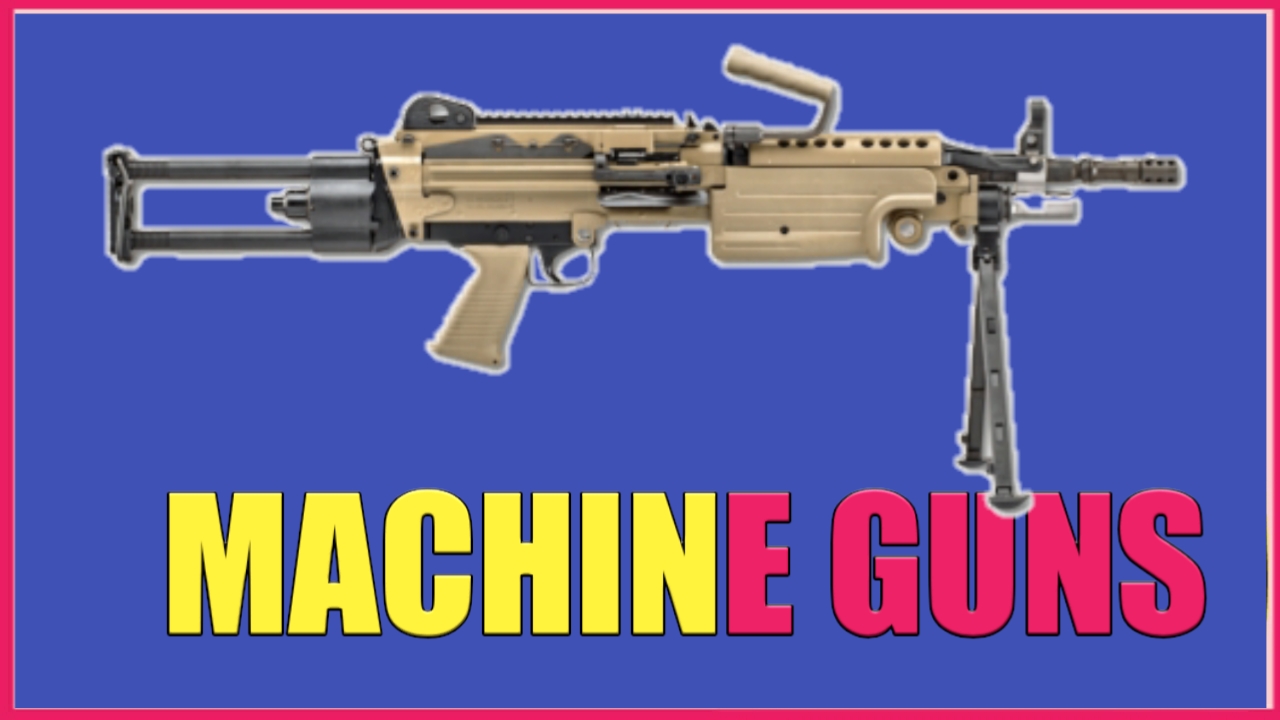pubg machine guns