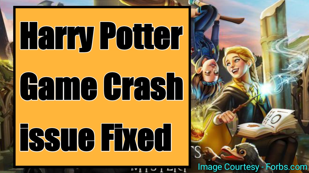 harry potter game crash issue
