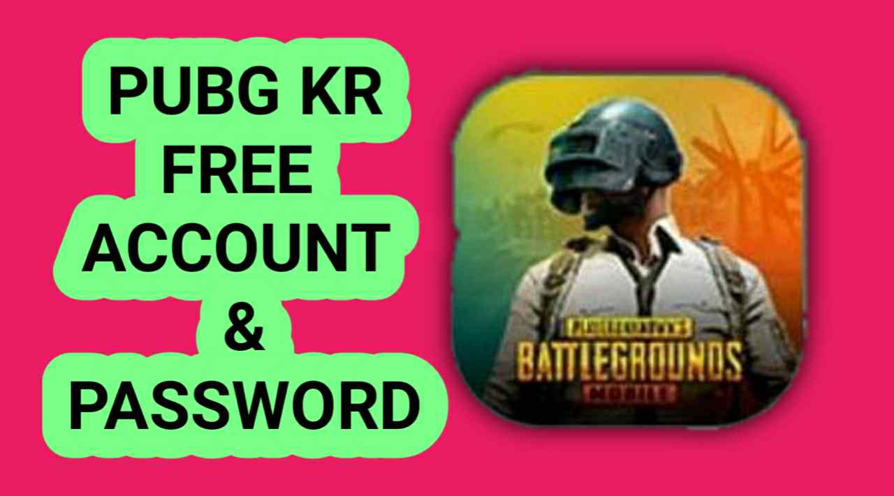 Pubg KR Free Account And Password List To Use In 2023