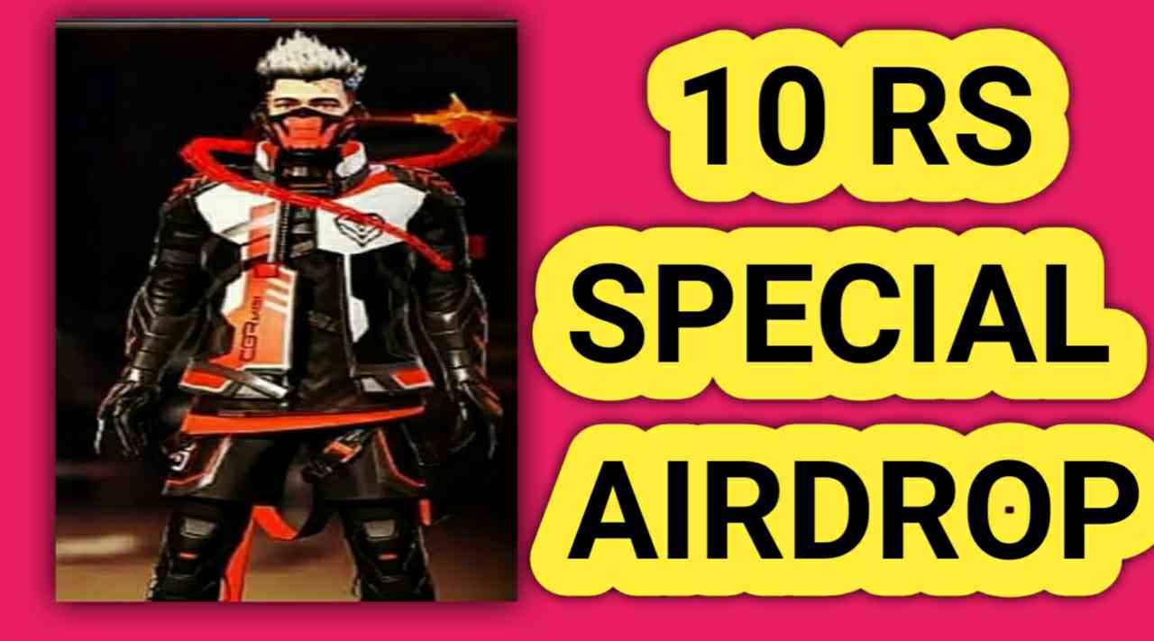 free fire 10 Rs Special Airdrop