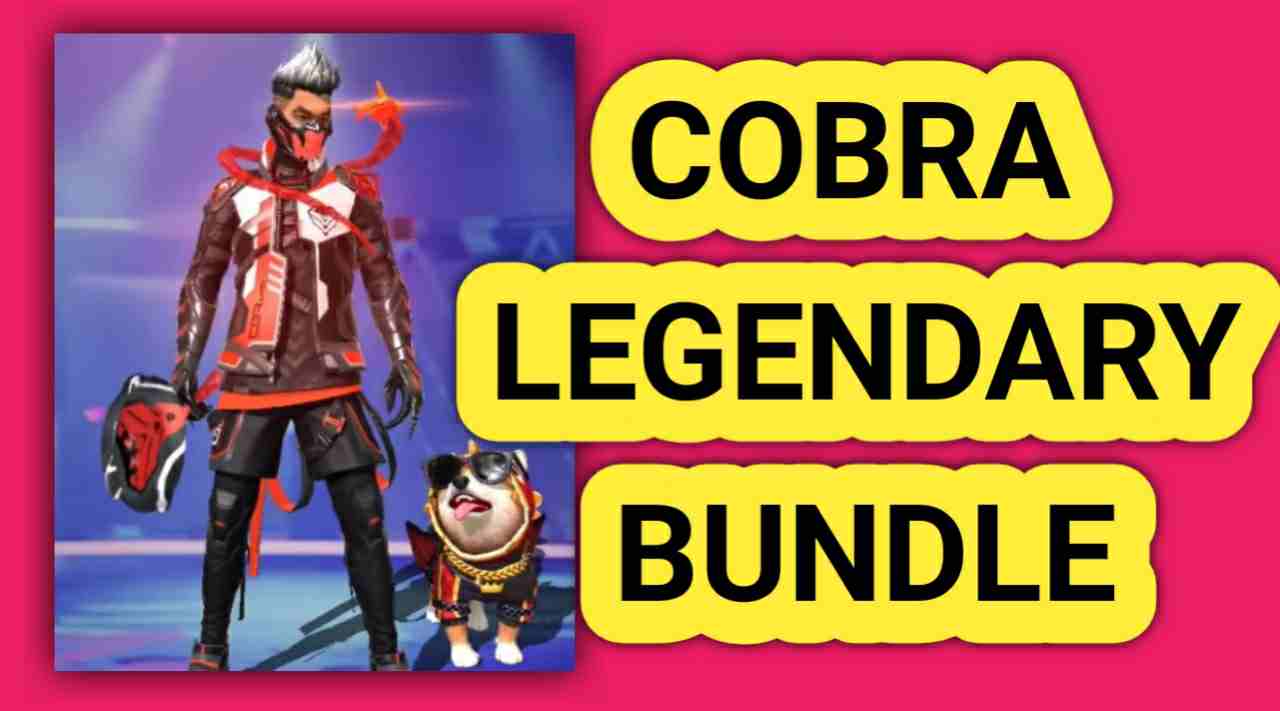 Free Fire Cobra Legendary Bundle Free Emotes Adix Esports