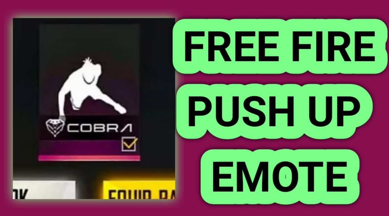 Free Fire Push Up Emote for free