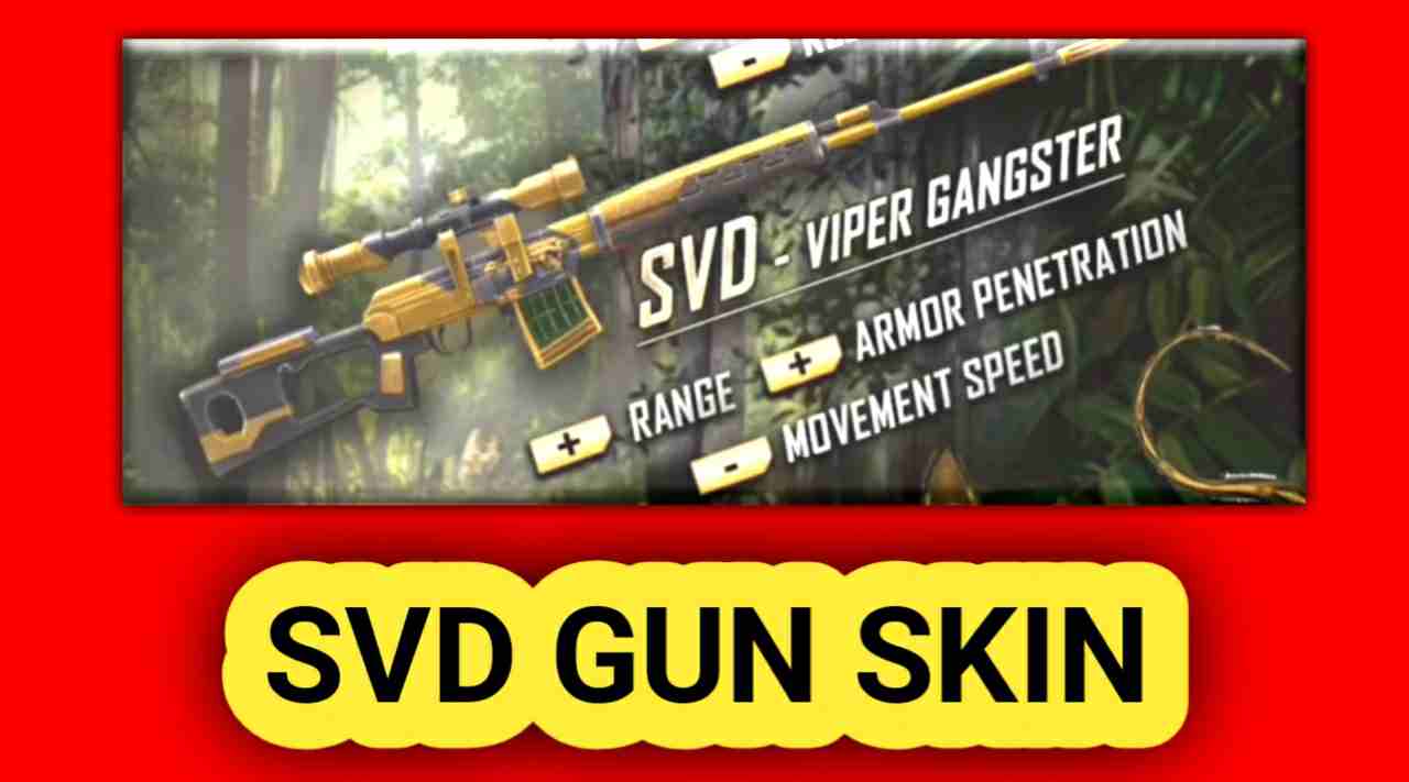 Free Fire New SVD Gun Skin - Attributes & Power