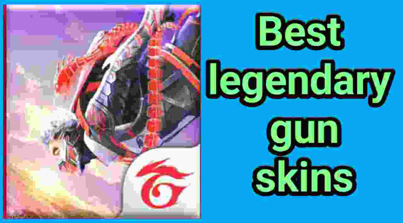 Top 3 best legendary gun skins to use in free fire game