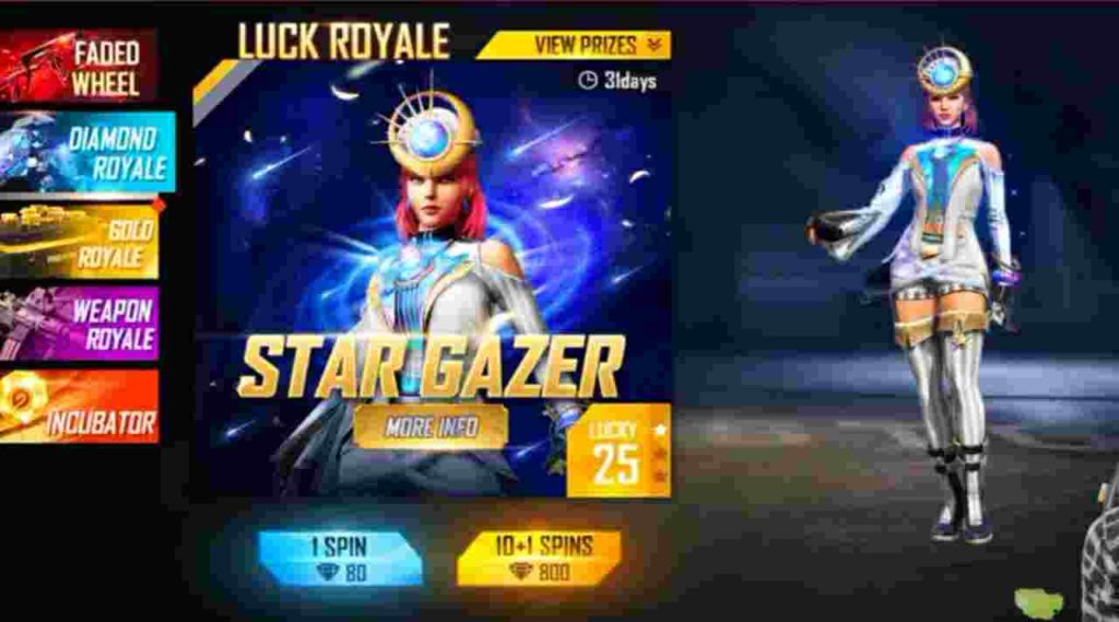 FREE FIRE DIAMOND ROYALE BUNDLE