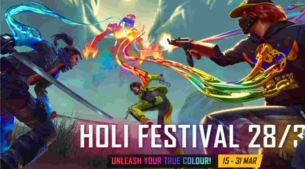 Free Fire Holi Event 2021 - Release Date, Bundles, Rewards & Redeem