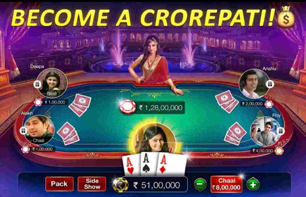 3. Teen patti gold - 3 patti & rummy & poker