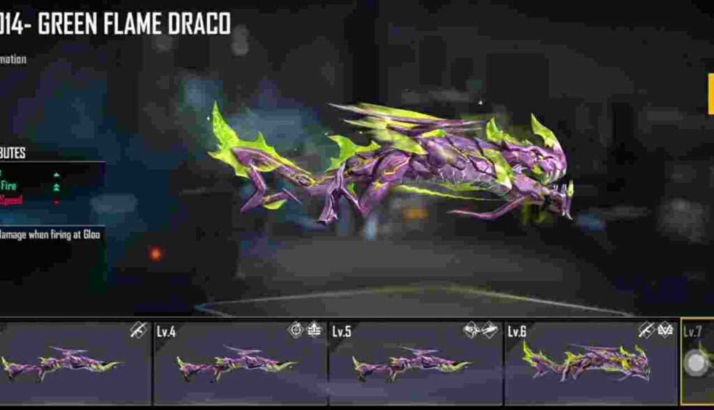 How To Get Green Flame Draco Evo Gun For Free?