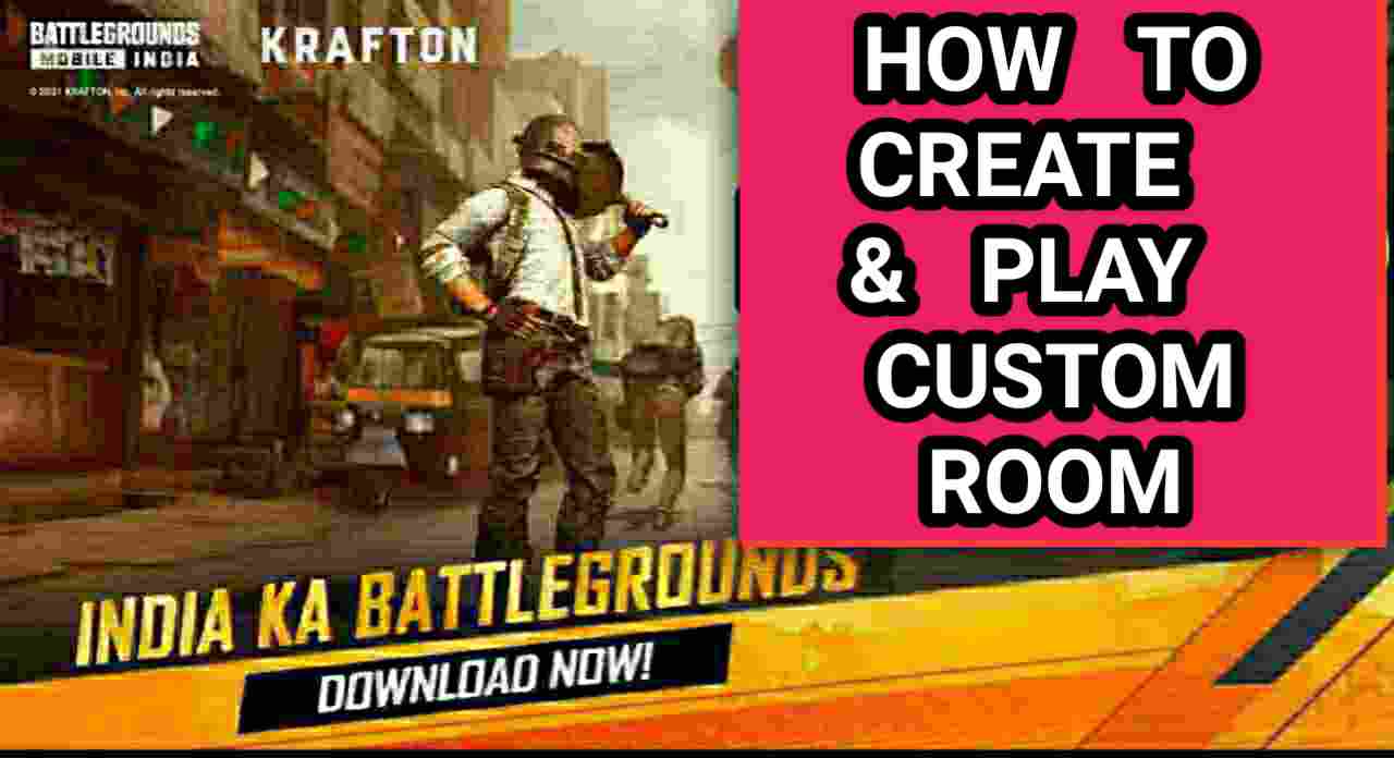 How To Create & Play Custom Room In Battlegrounds Mobile India ( BGMI )?