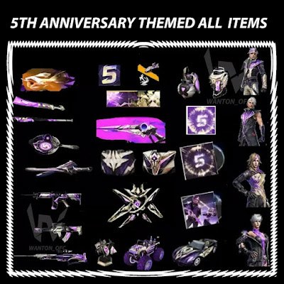 5th Anniversary Rewards