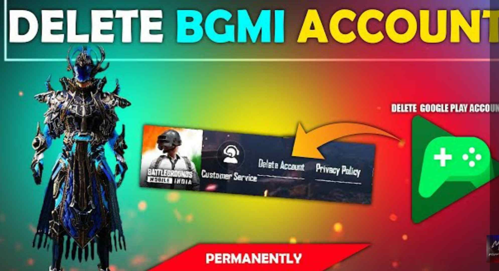 How To Delete BGMI Account Permanently? : Linked With Facebook, Google & Twitter
