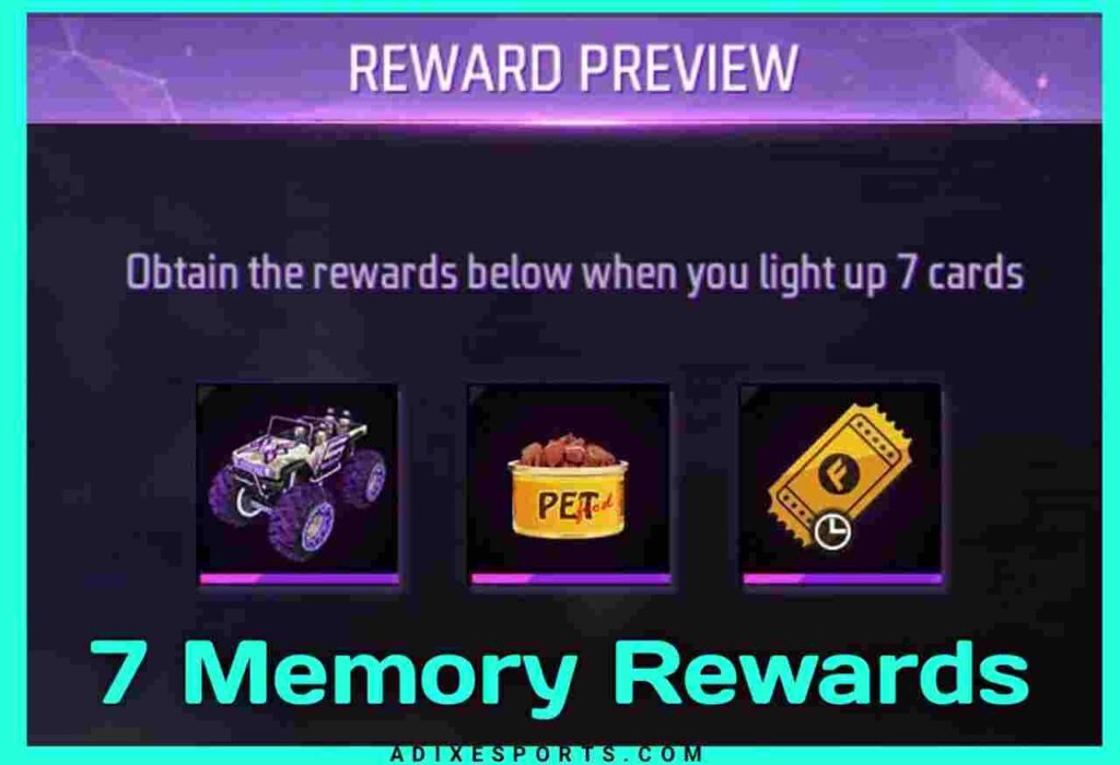 Light up all 7 memories to get the grand prize from the latest memory capsule event.