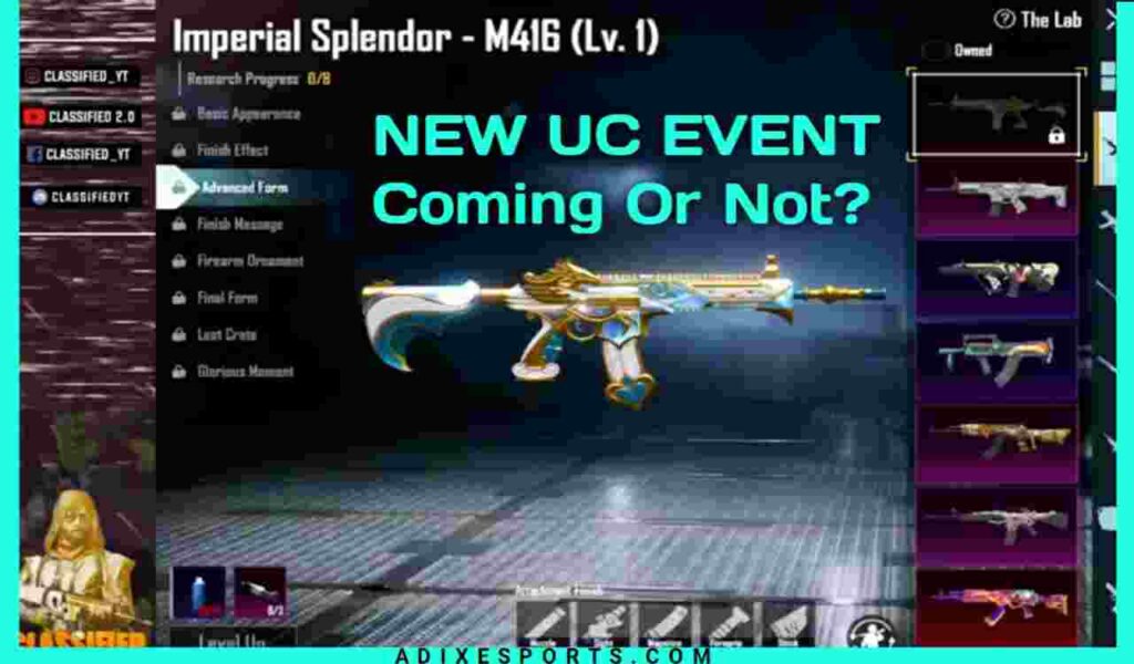 UC event is available in BGMI 