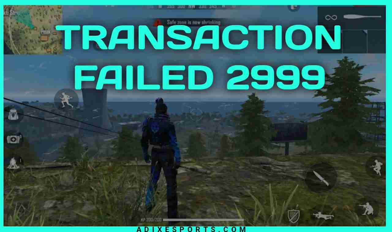 How To Fix Transaction Failed 2999 Error In Free Fire Max?