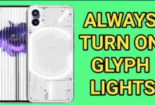 How to Always Turn On The Glyph Lights In Nothing Phone 1?