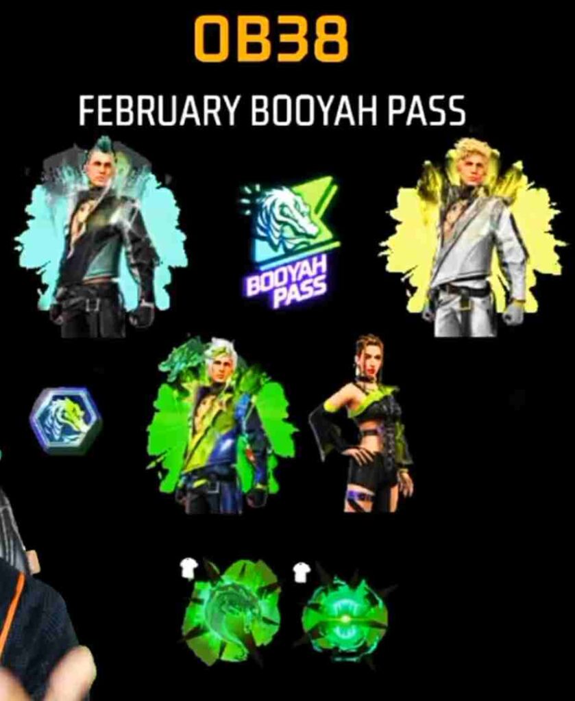 TODOS OS PRÊMIOS DOS PASSES BOOYAH DE FEVEREIRO E MARÇO DE 2023!  (FEBRUARY/MARCH BOOYAH PASS 2023) 