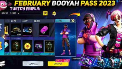Free Fire Booyah Pass February & March 2023
