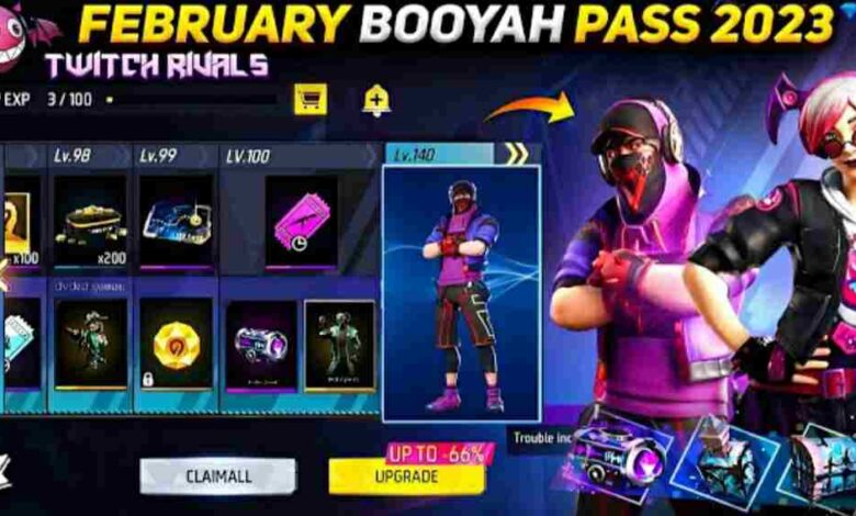 Free Fire Booyah Pass February & March 2023