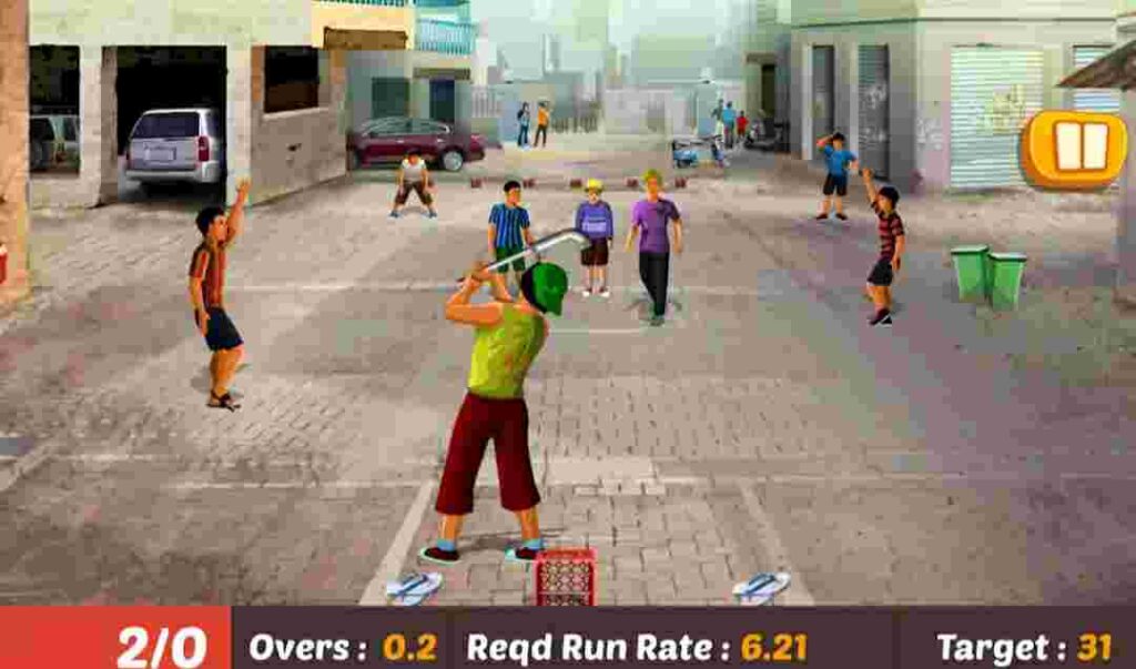 1. Gully Cricket Game